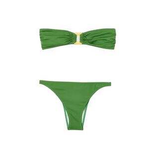 SOLID & STRIPE Solid & Striped The Tati Bikini in Green NWT